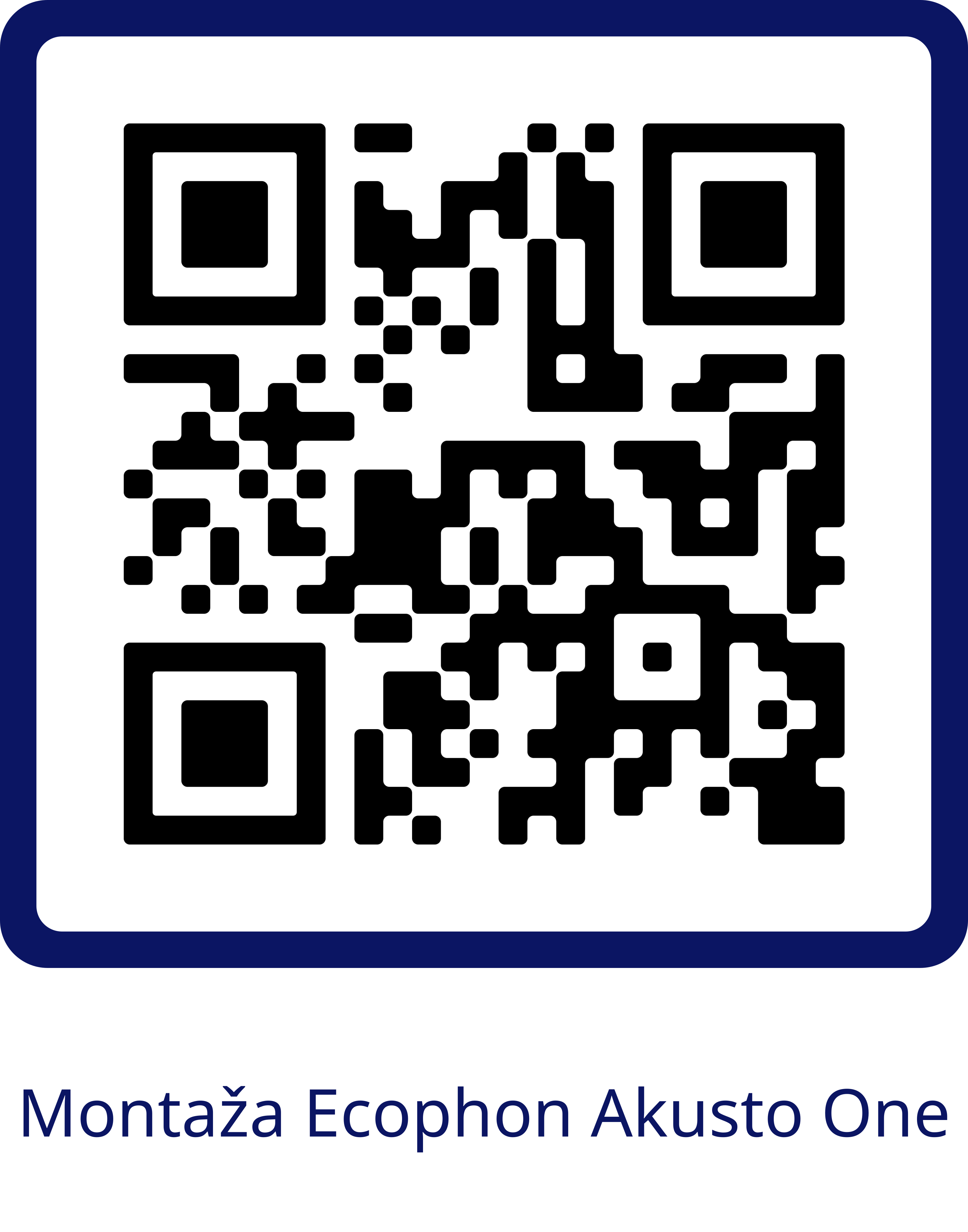 QR koda: Montaža Ecophon Akusto One